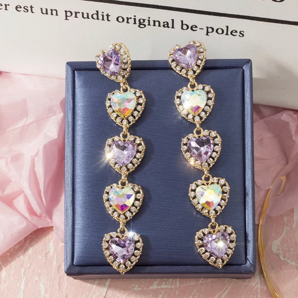 ✨SOLD OUT✨Lavender Crystal Drops✨ - Picture 2 of 8